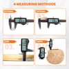 HARDELL Digital Caliper, Rechargeable 0-8 Inch Calipers Measuring Tool with