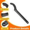 HARFINGTON C Hook Spanner Wrench, 45-50mm C Pin Motorcycle Shock