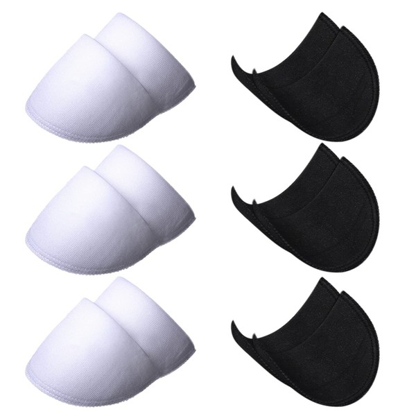 6 Pairs of Sponge Shoulder Pads, Soft Shoulder Pads, Sewing