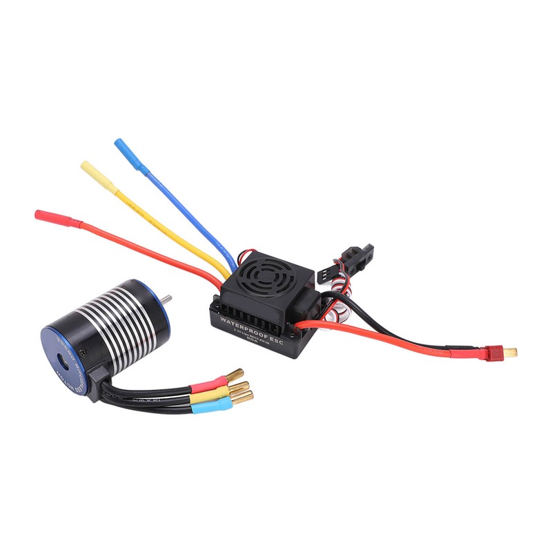 3650 4300KV No Sense Brushless Motor with 60A Waterproof ESC