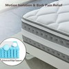 Naruchu Full Size Mattress, 12 Inch Memory Foam, Independent Spring,