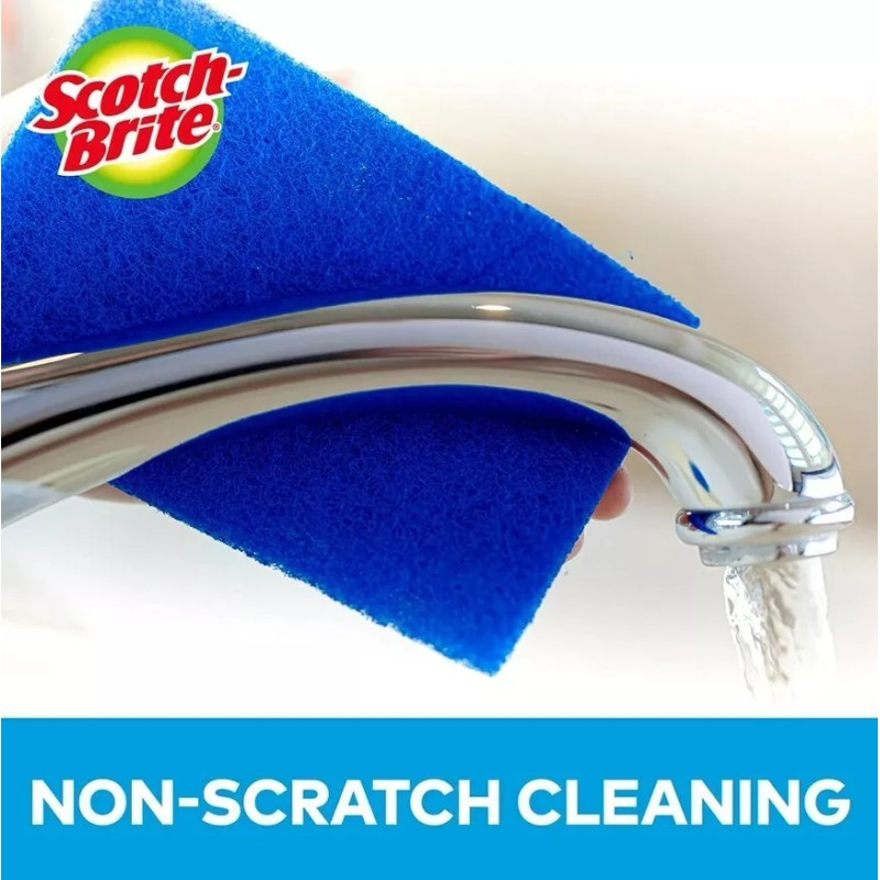 Scour Pads Non-Scratch Scouring Pads for Everyday Job Safe Cleaning