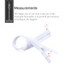 Sawoake 2PCS #5 45 Inch Separating Jacket Zippers for Sewing