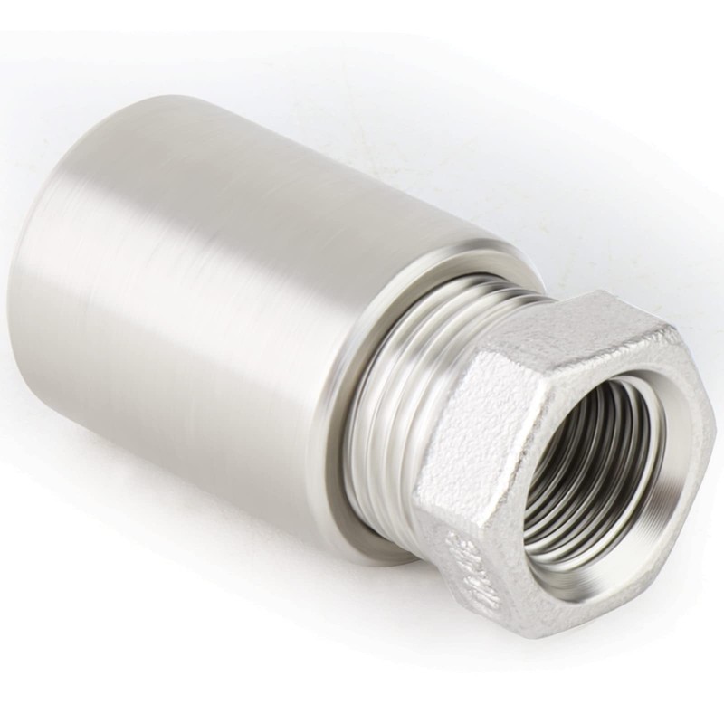 ERGAOBOY 2 pieces 304 stainless steel reducer hexagonal socket, 1/2
