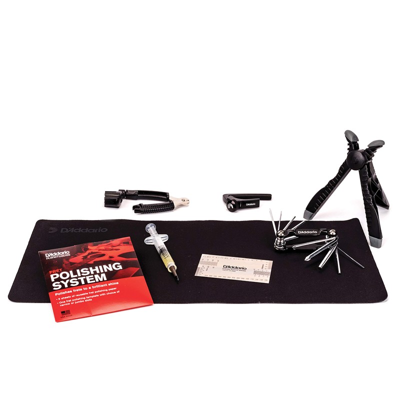 D'Addario Accessories Guitar Maintenance Kit - Guitar Tool Kit -