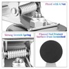 Lidwot 6-Pack Heavy-Duty Stainless Steel Magnetic Clips with Non-Slip Fleece