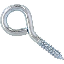 fiXte® Zinc Plated Screw in Eye Steel, 55 mm (2.1/8 inch) (Pack of 48)