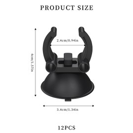 AONAYO Pack of 12 Suction Cups Aquarium Clips, Aquarium Suction Cups, Suction Cups, Aquarium, Aquarium Heater Suction Cups with 2.4 cm Clips for Aquariums, Fish Tank Ventilation Setup, Not for Airline