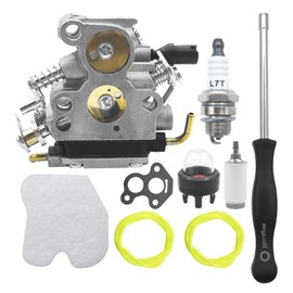 JingSney 235 Carburetor Fits for Husqvarna 240 235E 240E 236 236E Husky Saw Chainsaw Parts Carb Replaces 586936202 545072601 574719402 with Filter