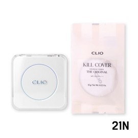 Clio Cushion 21N Linen Kill Cover Founwear Original Original Refill Set / 클리오 쿠션 21N리넨 킬커버 파운웨어 디오리지널 본품리필세트