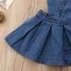 ZAXARRA Toddler Baby Girls Strap Suspender Skirt Overalls Dress Outfit