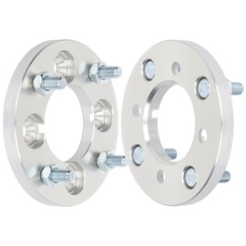 SCITOO 2X 4 lug Wheel Spacers adapters 4x100 to 4x114.3 12x1.5 71mm 15mm Silver fits for 1976-1987 for Chevette 1981-1986 for Aries