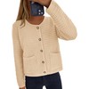 PRETTYGARDEN Open Front Cardigan Sweaters for Women Button Down Long