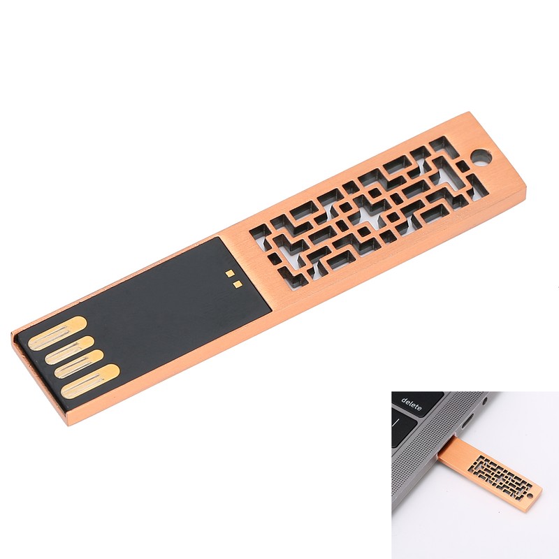 USB Flash Drive 16GB/32G/64G/128G Thumb Metal 2.0 Portable Waterproof Metal