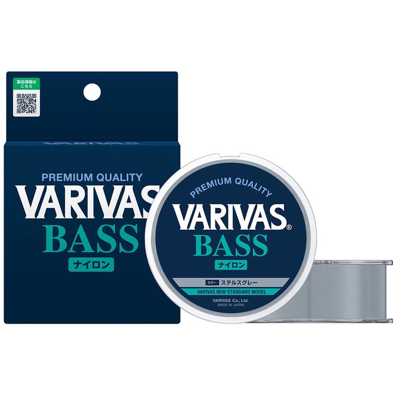 バリバス(VARIVAS) VARIVAS バス ナイロン 150m ステルスグレー 16LB