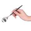 Cutipol MIO Black Silver Dessert Spoon MI08