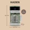 Haden Coffee Machine, 12-Cup Programmable Drip Coffee Maker with Auto