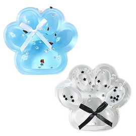 Bettinay 2 Pcs Cat Paw Squishy, Funny Novelty Soft Cat Toy for Relieve Stress