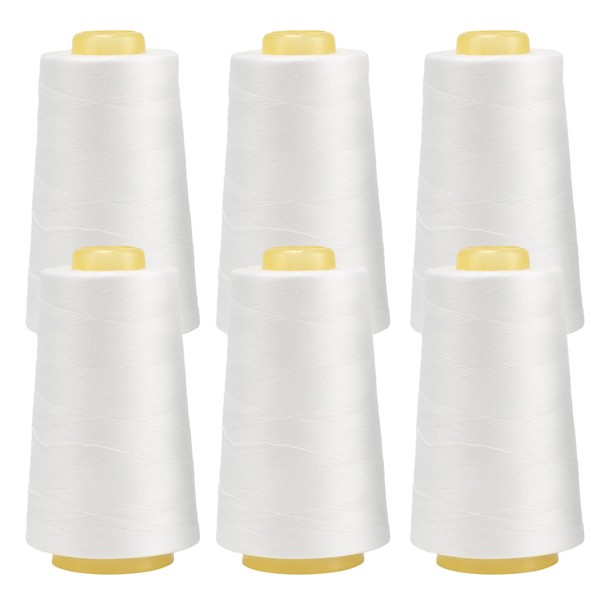 FOGAWA 6 Rolls of Sewing Thread Polyester Sewing Thread Sewing