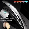 Garlic Press Stainless Steel with Two Detachable Handles for Fine