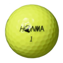 Honma Golf Ball TW-X TW-S 2021 1 Dozen 12 Balls White Yellow 3 Piece Tour Type Spin Distance TOUR WORLD Honma HONMA/TW-S_2021/Yellow