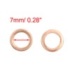 sourcing map Washers Copper Washers Sealing Rings 7 mm Inner