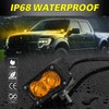 Amber LED Pods, AKD Part 3 Inch CREE LED Fog