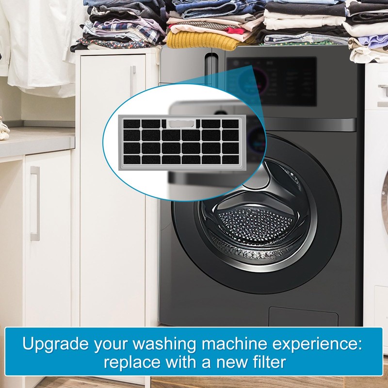 2pcs Lint Foam Filter for GE Profile Washer Dryer Combo