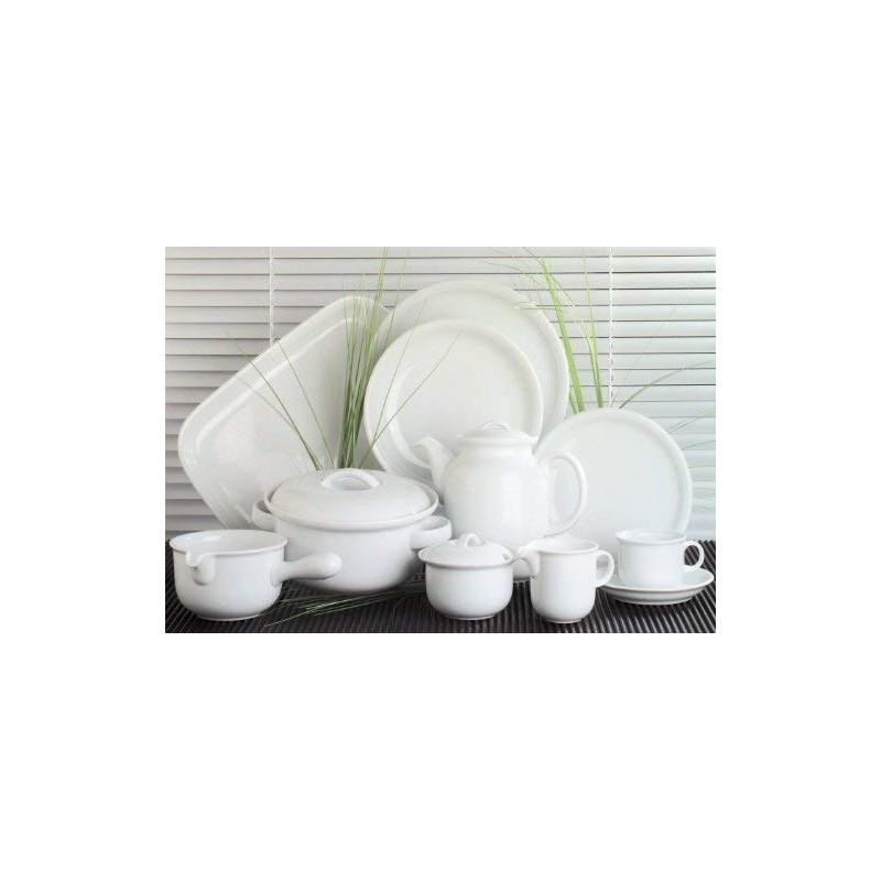 Plate flat 20 cm Trend White