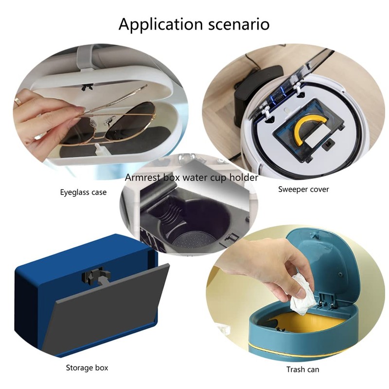 UtySty 10 Pack Trash Can Press Switch Waste Bin Door