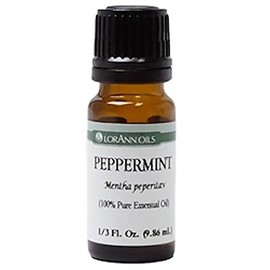 LorAnn Peppermint Oil (100% Pure Food Grade), 1/3 Ounce Dropper Bottle