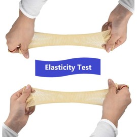 Hair Net for Wigs, 6 Pieces Hair Mesh Net Wig Caps, Elastic Stretchy Nylon Stocking Wig, Wig Net Cap for Long Short Hair, Stretchy Nylon Stocking Wig Cap, One Size Fits All (Mesh Nude)