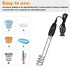 RO6G 10" 1000W-110V Water Heater Portable Electric Immersion Element Boiler