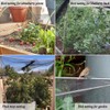 Junflying Bird Netting for Garden, 7.5X100 FT, 1/2“ Mesh, Strong