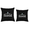 You Had Me At Crampons Throw Pillow