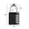 IDEALUX Padlock Combination Locks, 1 Piece, Locks with Combination Code,
