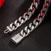 H&Beautimer Fashion 925 Sterling Silver Classic Cuban Chain Bracelet 10mm-7
