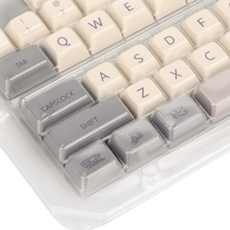 Mechanical Keyboard Keycaps 126 Keys Fadelss PBT Ergonomic Dye Sublimation