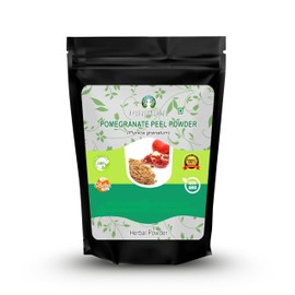 AYURVEDASHREE Pomegranate Peel Powder 100 Gm | Antioxidant for Skin | Promotes Youthful Skin | Natural Punica Granatum | Gluten Free & Non GMO | Skin Care