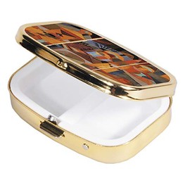 Fridolin Paul Klee Pill Box Metal **View of St. Germain**