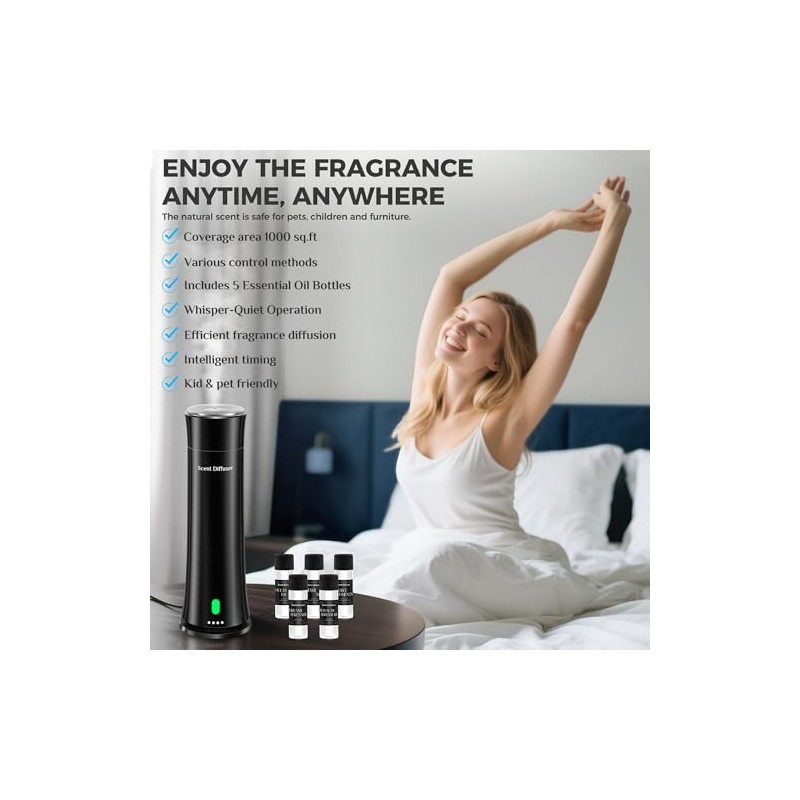 Waterless Scent Diffuser Kit — Covers 1,500 sq. ft. Suitable