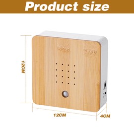RANJIMA Bird Chirping Motion Sensor, Natural Sounds Box with Wall Mount, Natural Sound Box, Bird Singing Forest Source, Bird Chirping Forest Atmosphere Soundbox for Bathroom, Toilet, Corridor