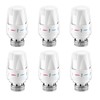 6PCS Thermostatic Radiator Valve Head Thermostat Replacement Heating Systems Heater