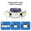 Peasur 2 Pack Clip on Solar Motion Lights Outdoor with