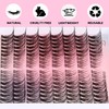 Fyonas Wispy Lash Clusters Eyelash Clusters Natural Look Cluster Eyelash