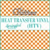 Medium Orange & White Checkered Pattern #1 Glitter HTV 12x18