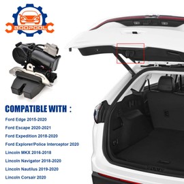 Liftgate Trunk Lock Actuator Compatible with Ford Escape Edge Lincoln Navigator MKX 2015-2021 Rear Lift Gate Lock Motor Replace # FA1Z-7443150 DS7Z-7443150-B