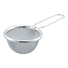 Shimomura Planning 38172 Mama Cook Tsubamesanjo Powder Sifter, Quick Scoop, Made in Japan, Stainless Steel, 2.6 x 6.0 inches (6.5 x 15.3 cm)