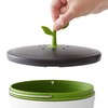 Chef'n 401-420-120 EcoCrock Counter Compost Bin Black and White 3.3