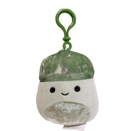 Squishmallows 2024 Velvet Squad 3.5" Mini Clip On Keychain (3.5" Ismail the Mushroom)